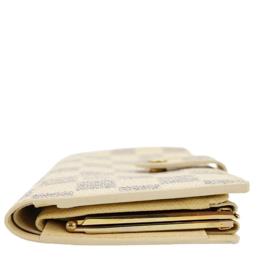Louis Vuitton  Viennois Damier Azur Bifold Wallet White - Picture 9 of 13